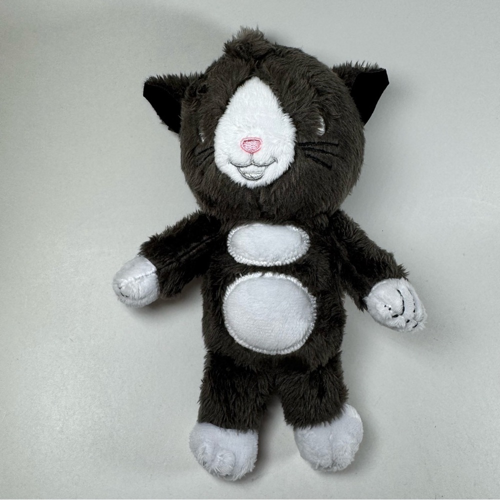 If You Give A Cat A Cupcake Plush 8.5" Grey White Stuffed Animal Toy